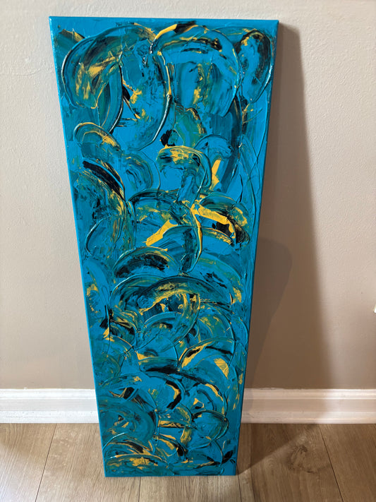 ‘’Maturin’’, Acrylic on canvas, 12x24